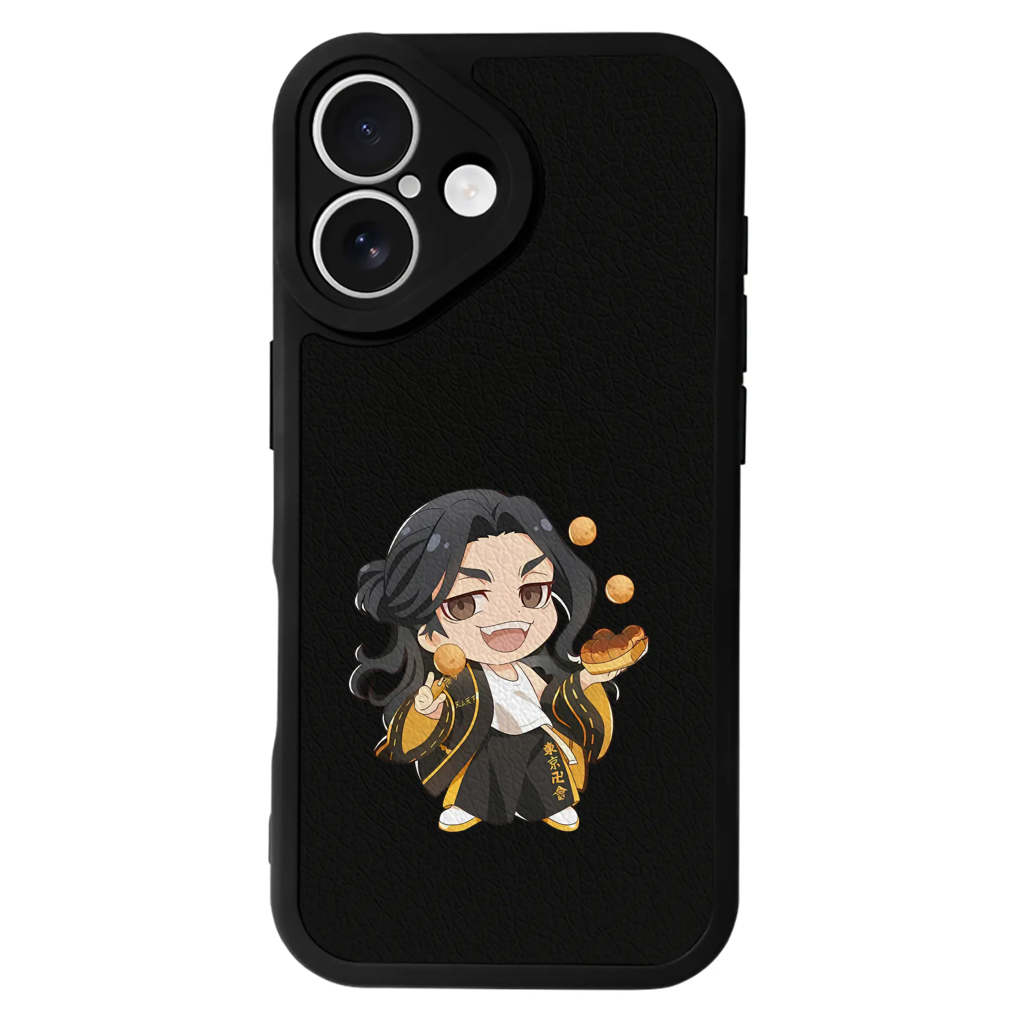 東京リベンジャーズ グッズ,場地圭介 - IPhone 16シリーズ対応 ・ シリコンスマホケース ・ レザー調 ・ 高精度フィット ・ 耐衝撃 ・ ワイヤレス充電対応 ・ 精密カット